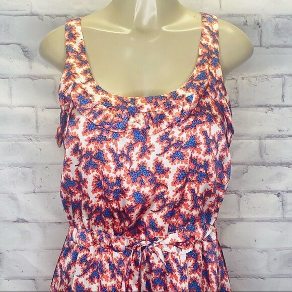 Collective Concepts paisley sleeveless dress with tie waist - Picture 2 of 10